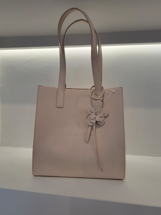 Ted Baker Handbags - Ted Baker Ivory Floral Charm Tote Bag